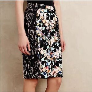 Byron Lars Paillete Pencil Skirt